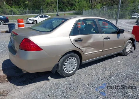 2006 Honda Accord 2.4 Vp из США, поврежденный, VIN 1HGCM56146A032016